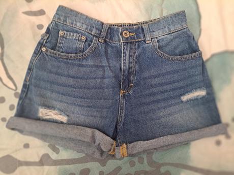 Trhané džínové kraťasy, reserved,164
