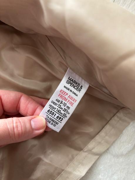 Kabátek jaro/podzim - v.9/10 let, marks & spencer,140