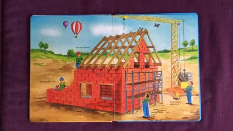 Magnetická knížka zábavné magnety na stavbě, 