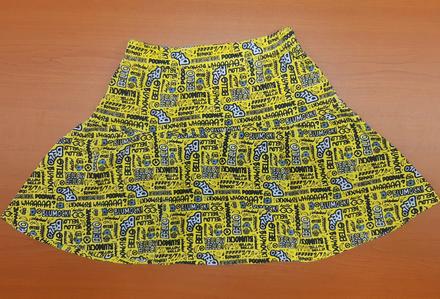 Dívčí bavlněná sukně 110/116 mimoni, 110