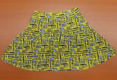 Dívčí bavlněná sukně 110/116 mimoni, 110