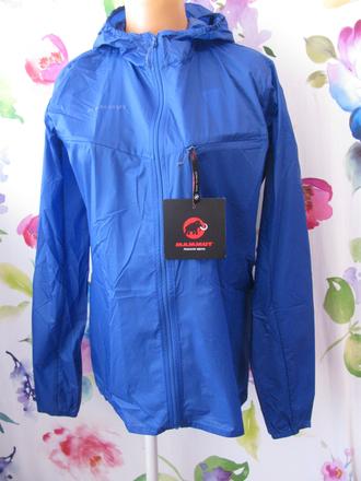 Modrá bunda, větrovka s kapucí mammut / unisex, mammut,m