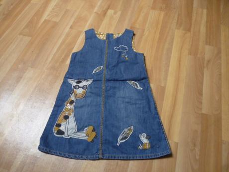 Riflové žirafové šaty vel. 4-5 next, next,110