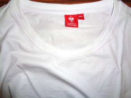 Sněhově bílé bavlněné tričko 6xl, 5xl