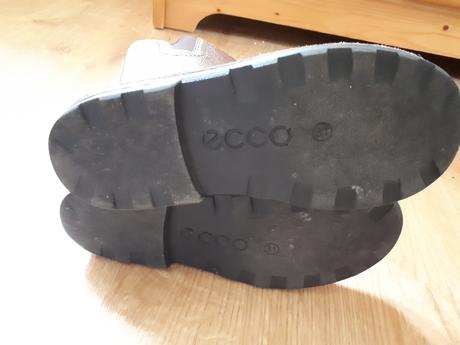 Krásné kožené kozačky ecco, ecco,31