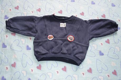 Silnější bavlněná mikina mikinka, 92