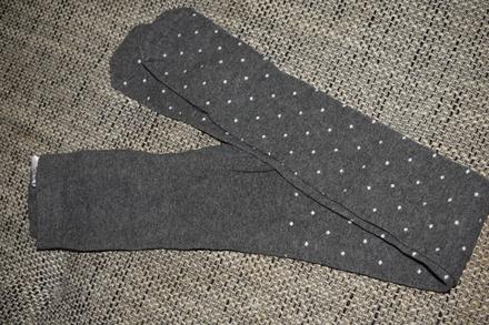 Vyprané punčochy h&m s puntíky, velikost 134/140, h&m,134