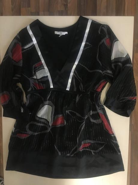 Černá halenka s výstřihem, vel m-xl, new look, new look,xl