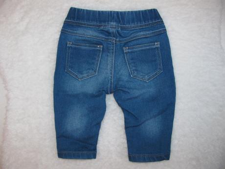 Frajerské strečové kojenecké džíny v.0-3 měs., primark,62