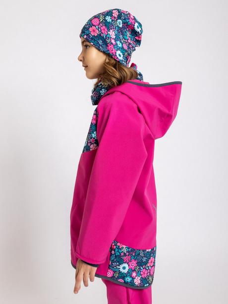 Dívčí softshellová bunda unuo s fleecem v.116/122, unuo,116 / 122