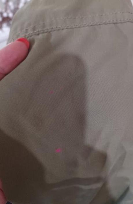Khaki bunda parka s růžemi 170, s/m, h&m,170
