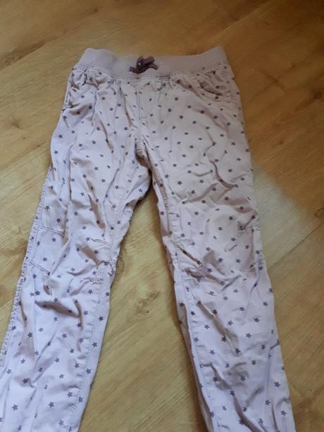 Bezva podšité zateplené kalhoty, h&m,116