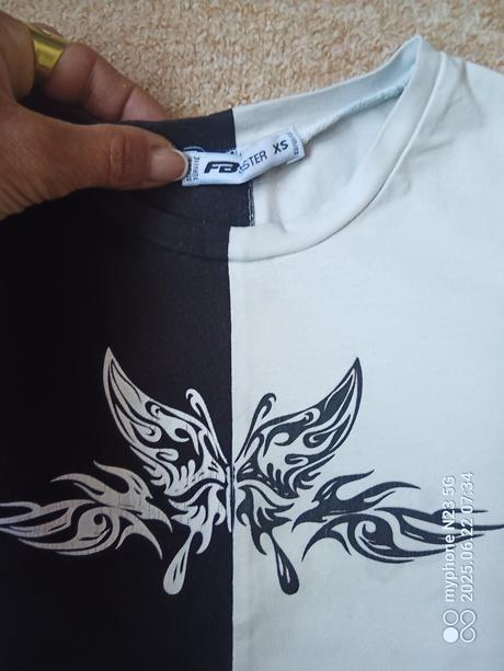 Crop-top zn."fb sister" vel "xs", xs