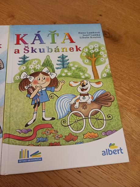 2x kniha káťa a škubánek.,
