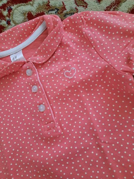 Puntíkaté tričko, h&m,92