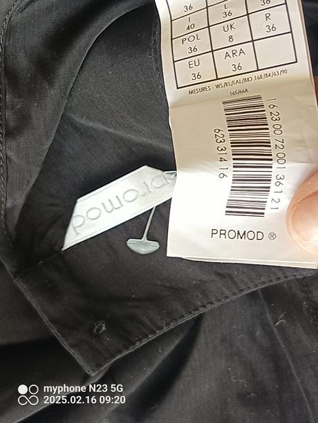 Overal zn."promod" vel."36", promod,36