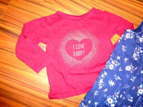 Komplet laclových kalhot a trička, primark,86