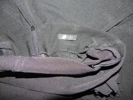 Dámské černé společenské šaty, orsay,36