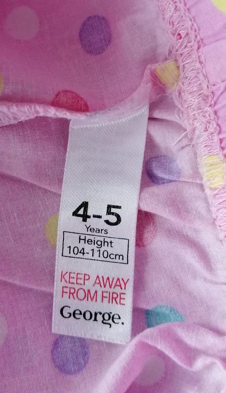 Pyžamové kalhoty s puntíky vel 104 - 110, george,104