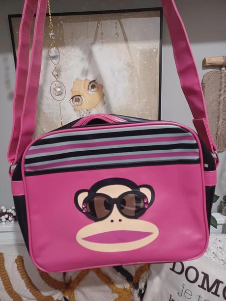 Velká taška s opicí paul frank - taška na kočárek, 