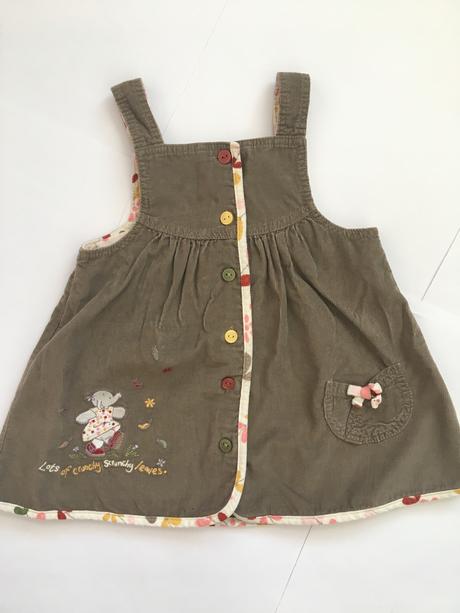 Manžestrové šatičky -v.3/6 m., mothercare,68
