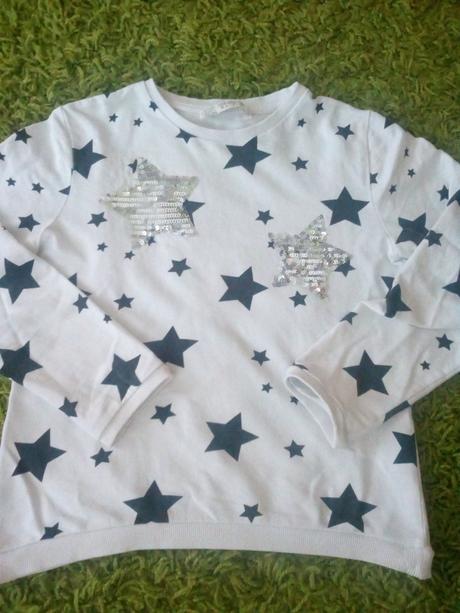 Mikina hvězdičková ,vel.128/134, terranova,128