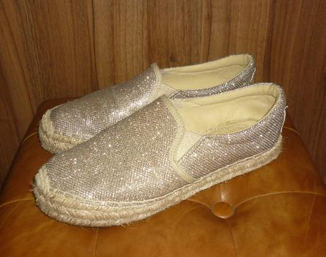 Zlaté dámské espadrilky replay, replay,39