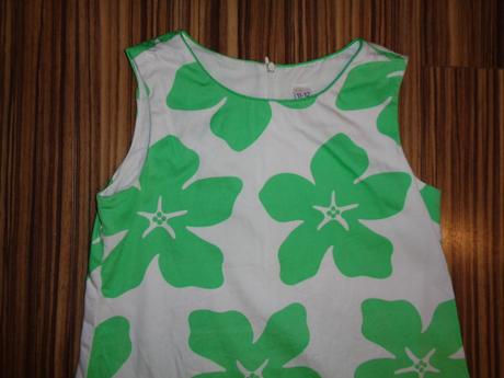 Luxusní bílé šaty se zelenými květy, zara,152