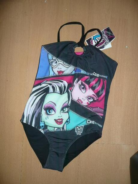 Plavky monster high vel 5-7 let, 110 / 116 / 122