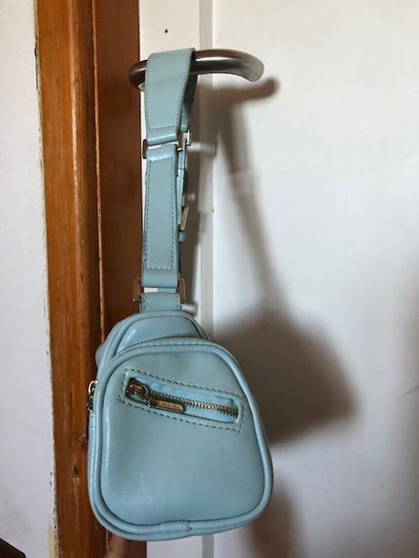 Svetle modra kabelka mango, mango