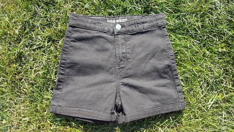 M119	dívčí riflové kraťasy vel. 140, h&m,140