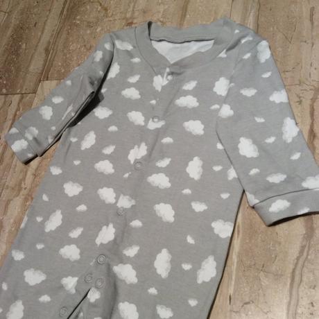 Bavlněný overal s obláčky, 68