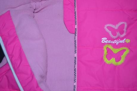 Kvalitní šusťáková vesta kugo,s fleece,na 5-6 let, kugo,116 / 122