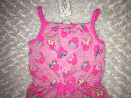Letní kraťáskový overal s minnie disney, disney,98