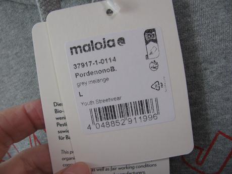 Chlapecká bavlněná mikina s kapucí maloja v.l /158, 158
