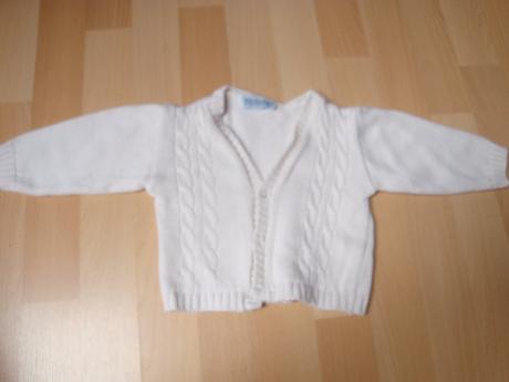 Slavnostní svetřík - bílý, 86