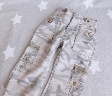 Maskáčové kalhoty vel.92/98, 98