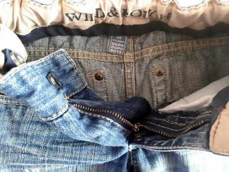 Dětské džínové kraťasy, šortky, vel.110, dopodopo, dopodopo,110