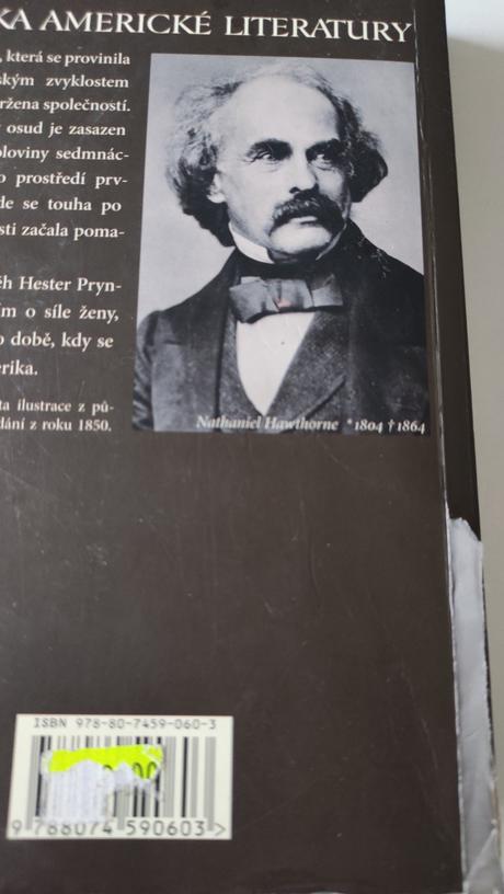 Šarlatové písmeno - n. hawtorne,