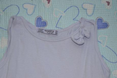 Fialkové letní slabé bavlněné šaty, terranova,128