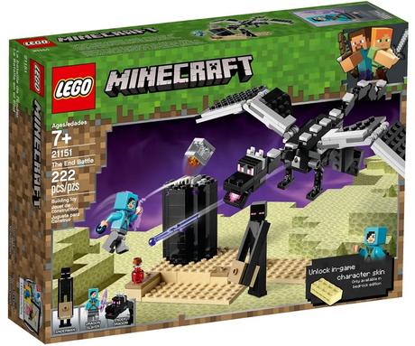 Lego minecraft 21151 souboj ve světě end, 