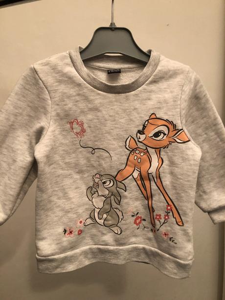 Šedá mikina se zvířátky, 80