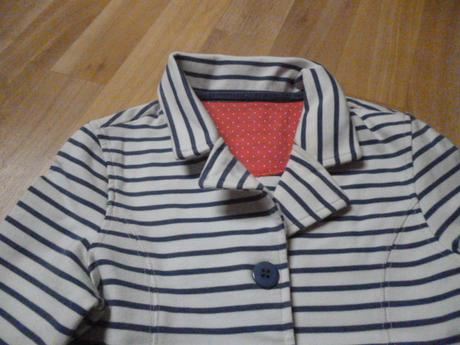 Pruhaté sako vel. 6-7, mothercare,122