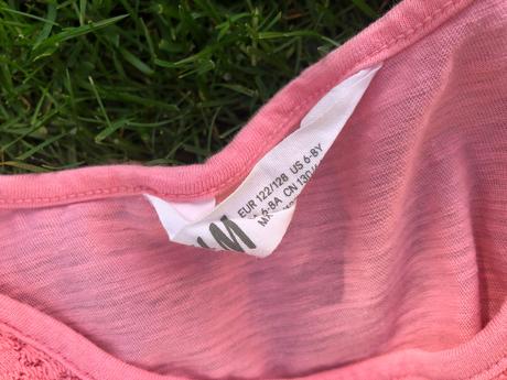 Ruzove saty 122/128 h&m, h&m,122