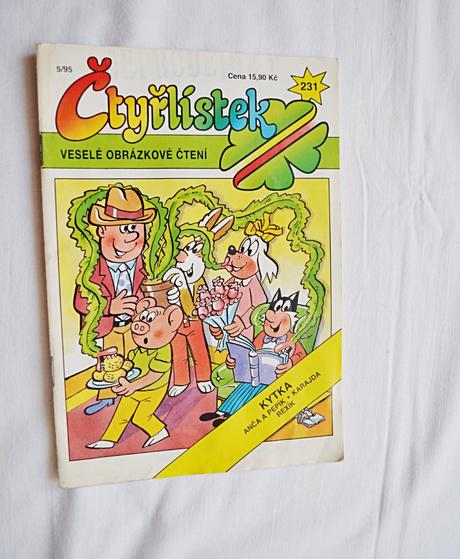 Dětský časopis čtyřlístek 231/ kytka, 