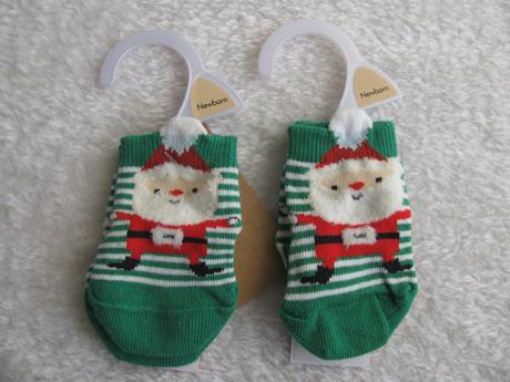 Vánoční novorozenecké ponožky v.0-1 měs., 50