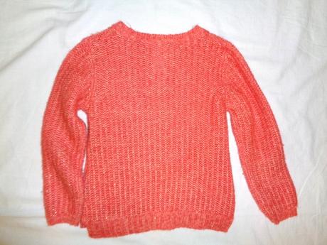 Nádherný meruňkový svetr s copánkama, palomino,116