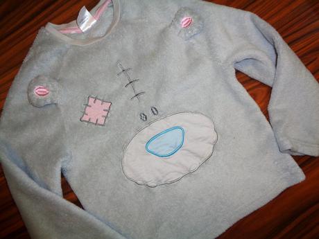 Šedá měkoučká chlupatková mikina - me to you, 128