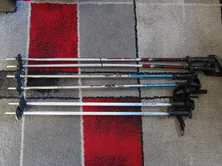 Dětské sjezdové hůlky 3 páry, 85 cm