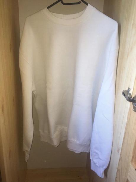 Unisex bílá mikina vel.xl-xxl, pull&bear,xl